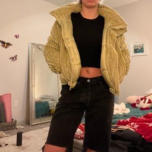 Green urban outfitters coat